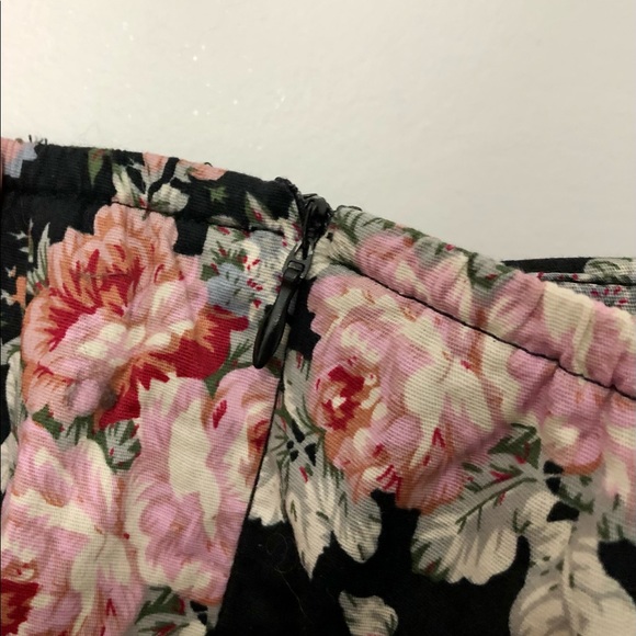 Strapless Floral Dress - like new (only worn once) - Picture 10 of 12